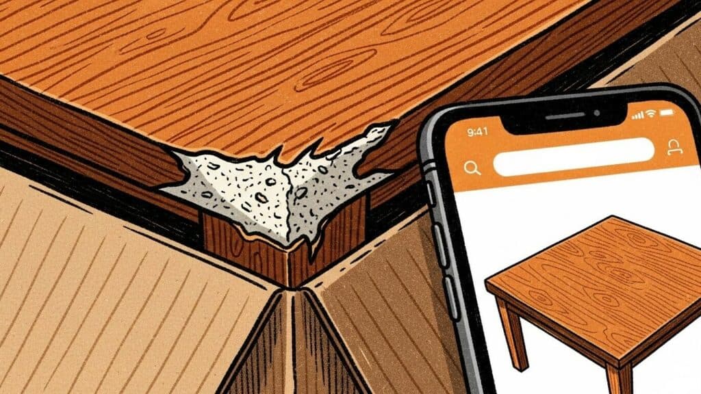 照片裡看不到的細節：物流的碰撞與材質的落差，是跨境網購最直接的學費。