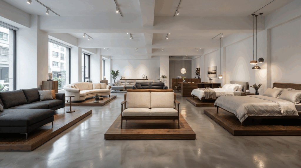 千坪展場,進口沙發與設計家具一次看個夠