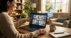 AI 輔助室內設計的工作情境