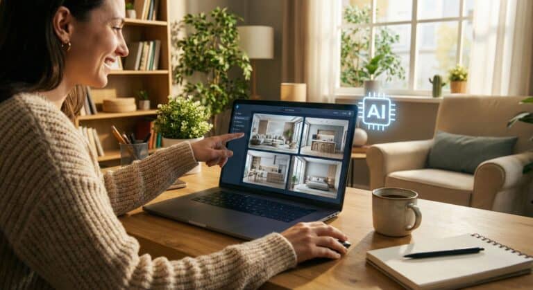 AI 輔助室內設計的工作情境